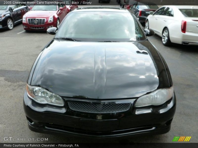 Black / Ebony 2005 Chevrolet Monte Carlo Supercharged SS