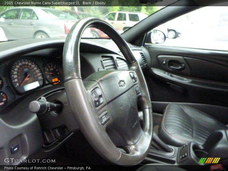Black / Ebony 2005 Chevrolet Monte Carlo Supercharged SS