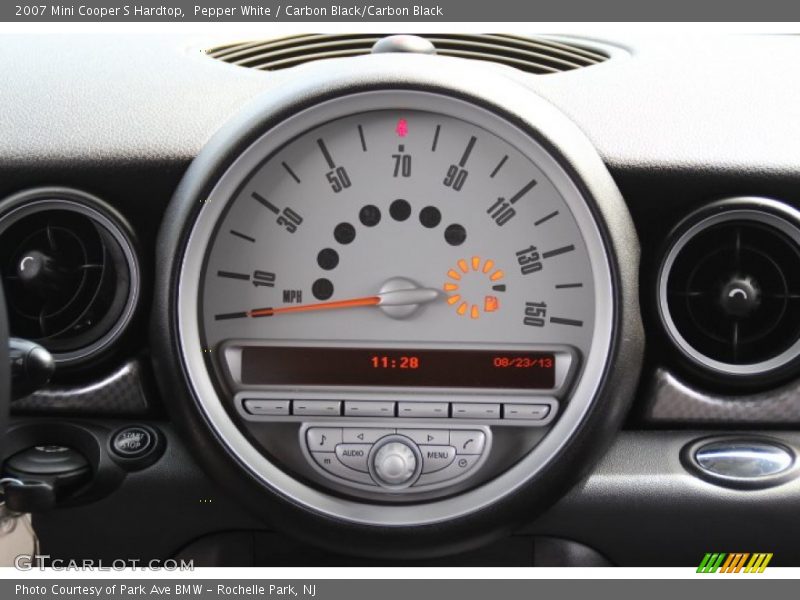 Pepper White / Carbon Black/Carbon Black 2007 Mini Cooper S Hardtop