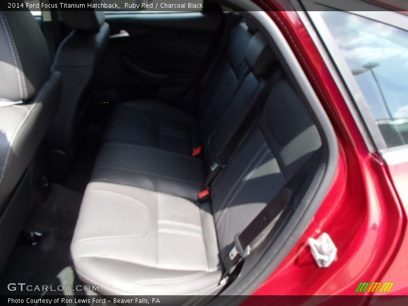 Ruby Red / Charcoal Black 2014 Ford Focus Titanium Hatchback