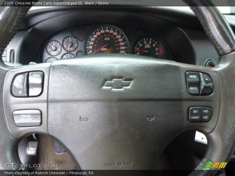 Black / Ebony 2005 Chevrolet Monte Carlo Supercharged SS