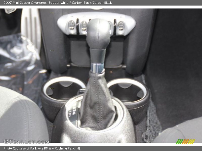 Pepper White / Carbon Black/Carbon Black 2007 Mini Cooper S Hardtop