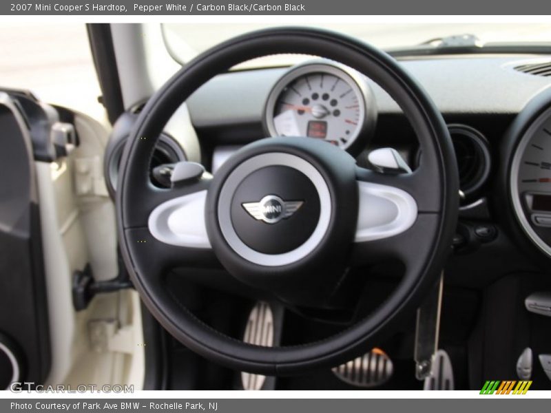 Pepper White / Carbon Black/Carbon Black 2007 Mini Cooper S Hardtop