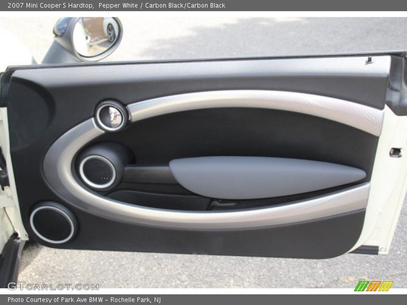 Pepper White / Carbon Black/Carbon Black 2007 Mini Cooper S Hardtop