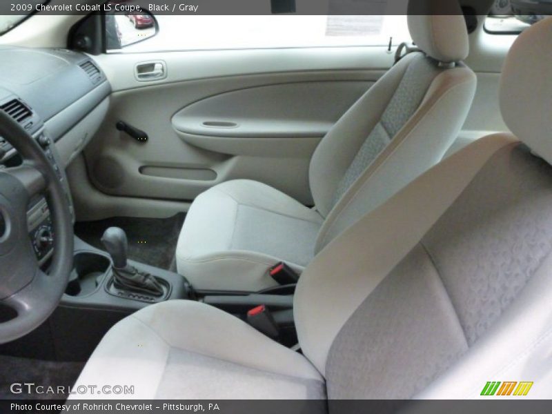 Black / Gray 2009 Chevrolet Cobalt LS Coupe