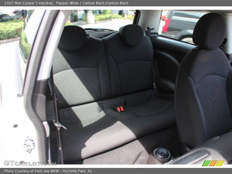Pepper White / Carbon Black/Carbon Black 2007 Mini Cooper S Hardtop