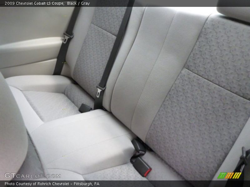 Black / Gray 2009 Chevrolet Cobalt LS Coupe
