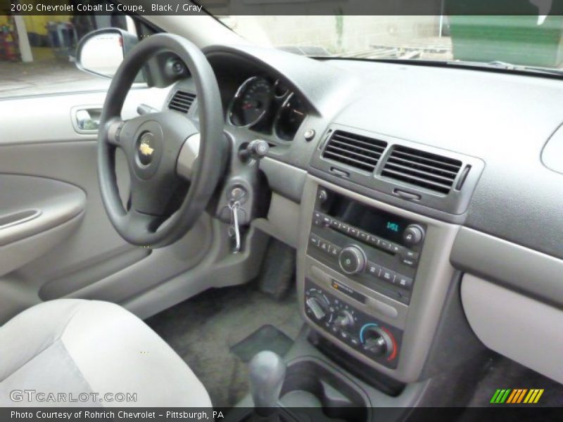 Black / Gray 2009 Chevrolet Cobalt LS Coupe