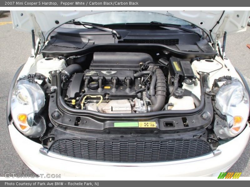 Pepper White / Carbon Black/Carbon Black 2007 Mini Cooper S Hardtop