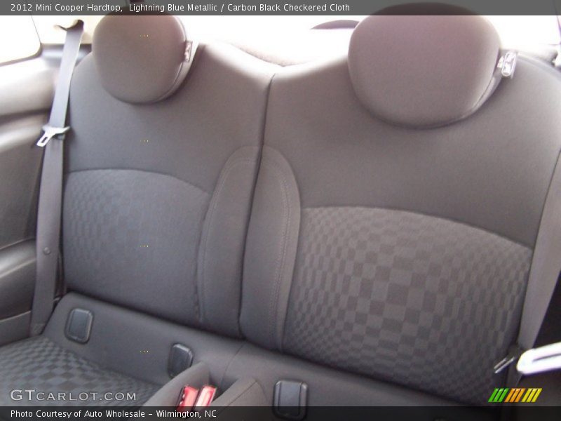 Lightning Blue Metallic / Carbon Black Checkered Cloth 2012 Mini Cooper Hardtop