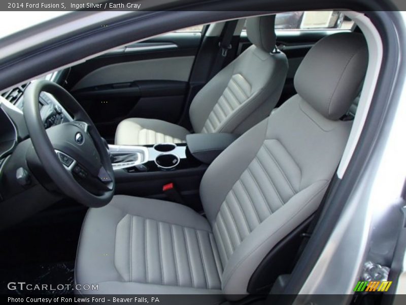 Ingot Silver / Earth Gray 2014 Ford Fusion S
