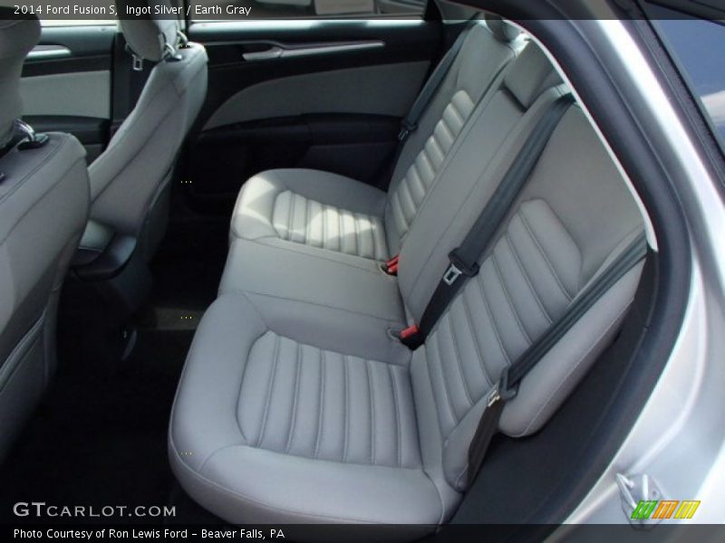 Ingot Silver / Earth Gray 2014 Ford Fusion S