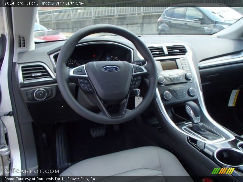 Ingot Silver / Earth Gray 2014 Ford Fusion S