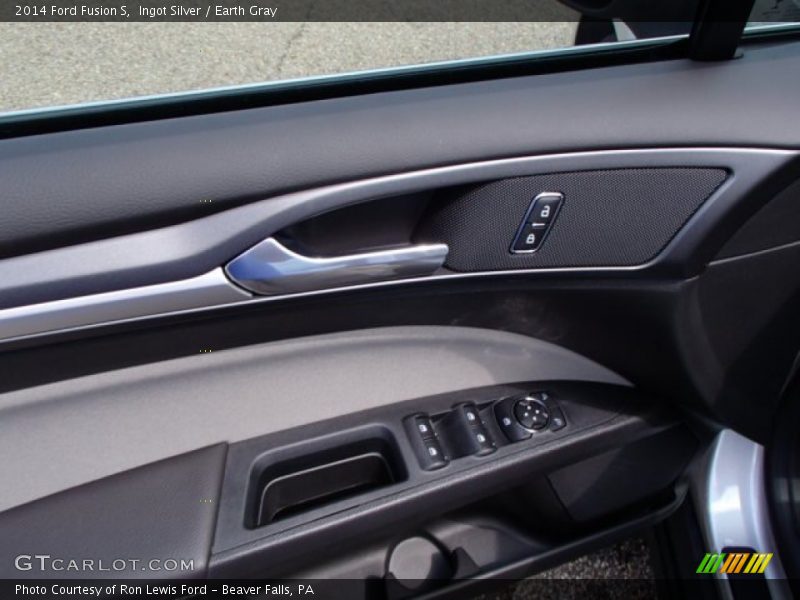 Ingot Silver / Earth Gray 2014 Ford Fusion S