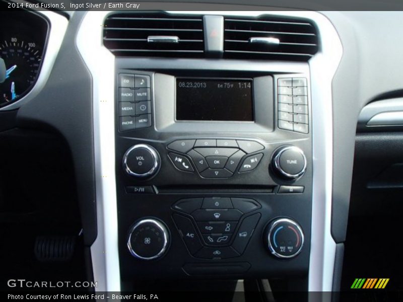Ingot Silver / Earth Gray 2014 Ford Fusion S