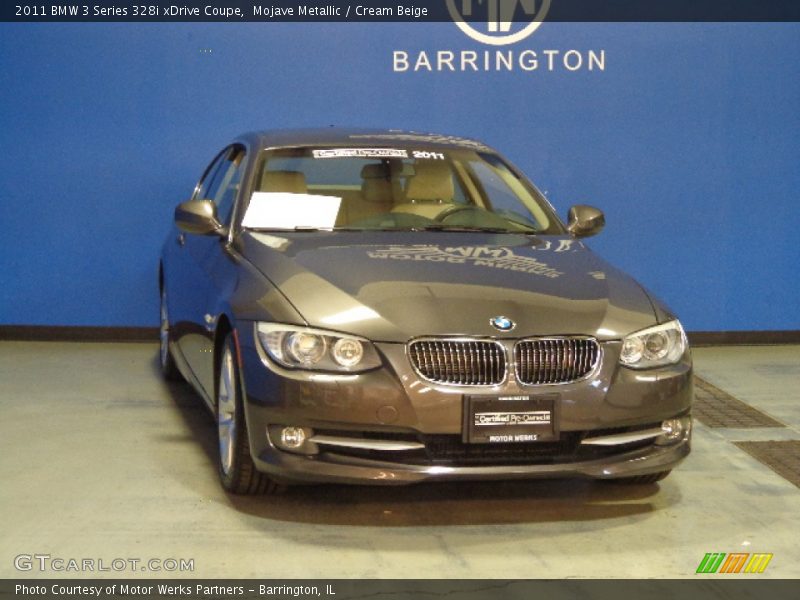 Mojave Metallic / Cream Beige 2011 BMW 3 Series 328i xDrive Coupe