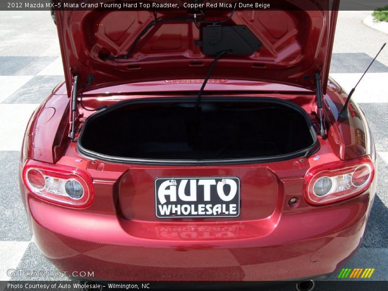 Copper Red Mica / Dune Beige 2012 Mazda MX-5 Miata Grand Touring Hard Top Roadster