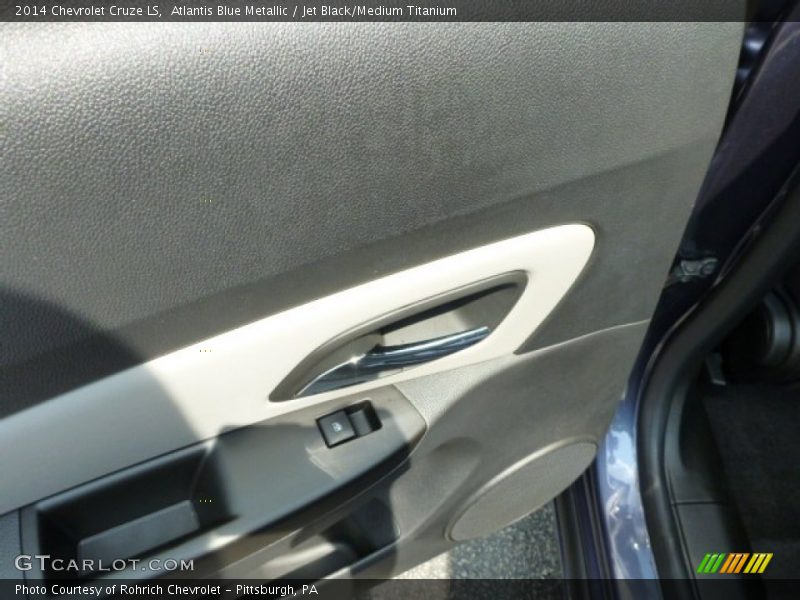 Atlantis Blue Metallic / Jet Black/Medium Titanium 2014 Chevrolet Cruze LS