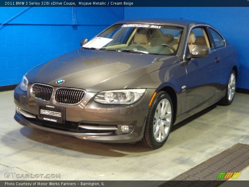 Mojave Metallic / Cream Beige 2011 BMW 3 Series 328i xDrive Coupe