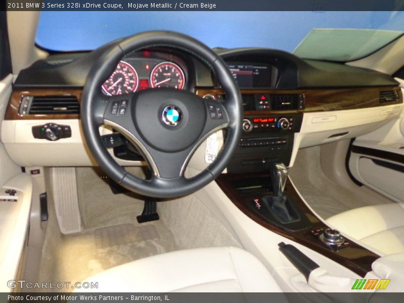 Mojave Metallic / Cream Beige 2011 BMW 3 Series 328i xDrive Coupe