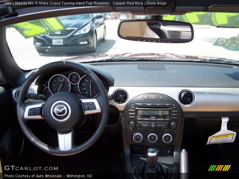 Dashboard of 2012 MX-5 Miata Grand Touring Hard Top Roadster