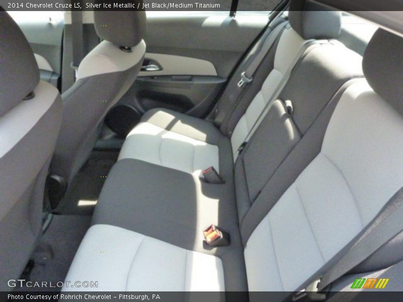 Silver Ice Metallic / Jet Black/Medium Titanium 2014 Chevrolet Cruze LS