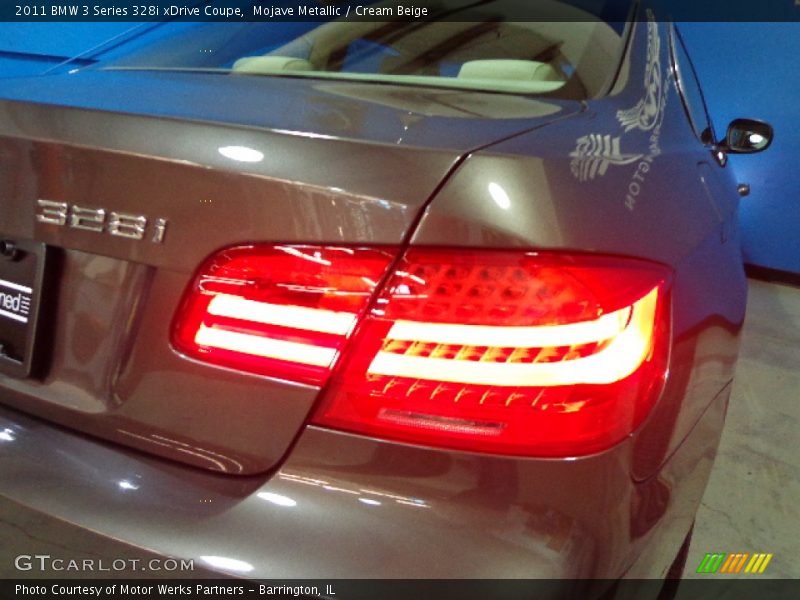 Mojave Metallic / Cream Beige 2011 BMW 3 Series 328i xDrive Coupe
