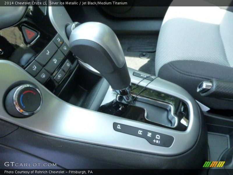 Silver Ice Metallic / Jet Black/Medium Titanium 2014 Chevrolet Cruze LS