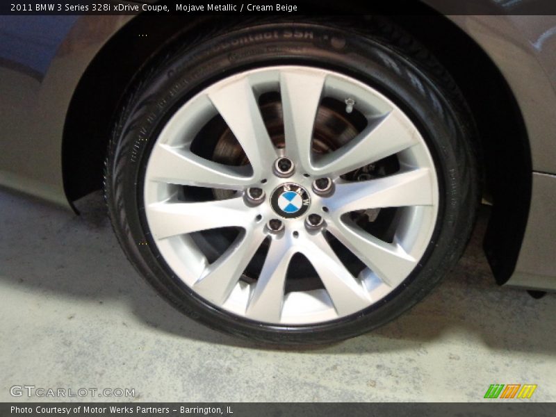 Mojave Metallic / Cream Beige 2011 BMW 3 Series 328i xDrive Coupe