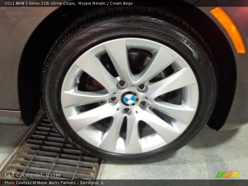 Mojave Metallic / Cream Beige 2011 BMW 3 Series 328i xDrive Coupe