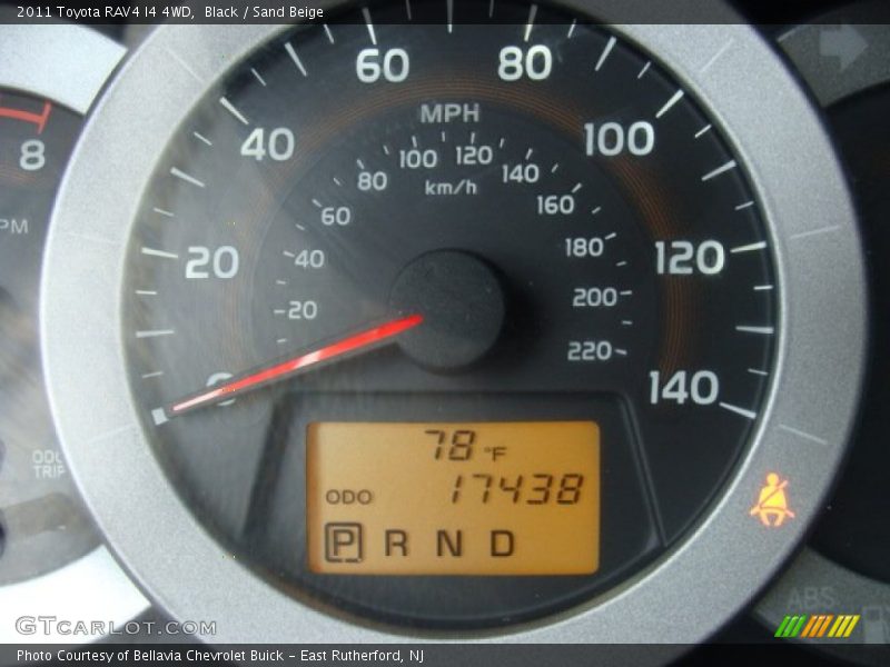 Black / Sand Beige 2011 Toyota RAV4 I4 4WD