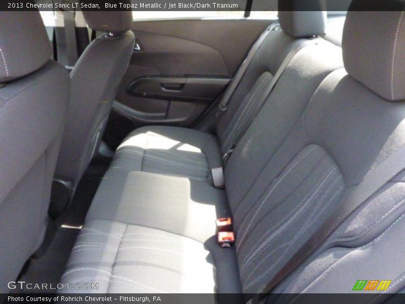 Blue Topaz Metallic / Jet Black/Dark Titanium 2013 Chevrolet Sonic LT Sedan
