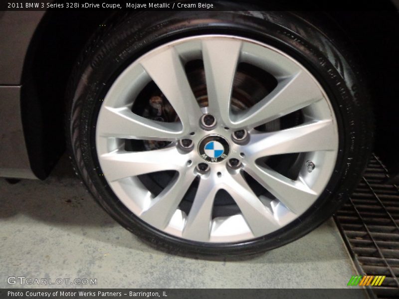 Mojave Metallic / Cream Beige 2011 BMW 3 Series 328i xDrive Coupe