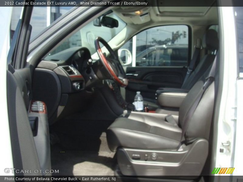 White Diamond Tricoat / Ebony/Ebony 2012 Cadillac Escalade EXT Luxury AWD