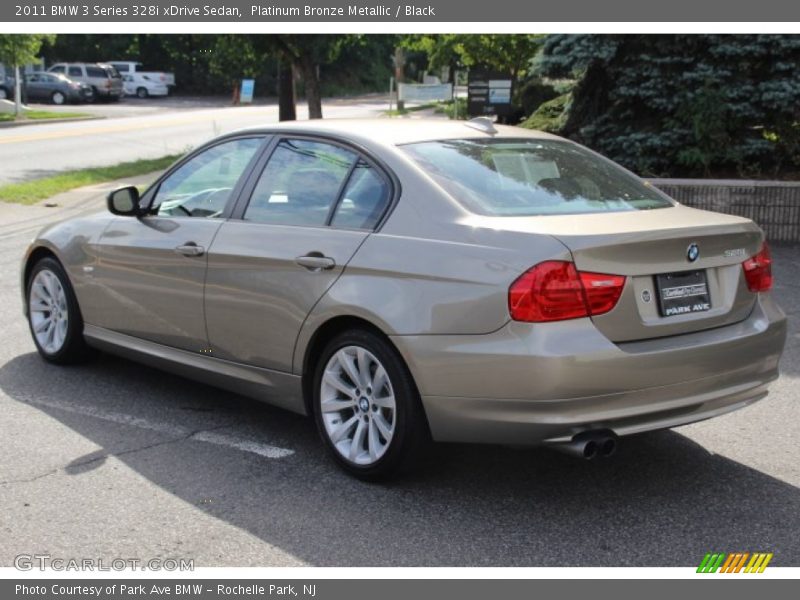 Platinum Bronze Metallic / Black 2011 BMW 3 Series 328i xDrive Sedan