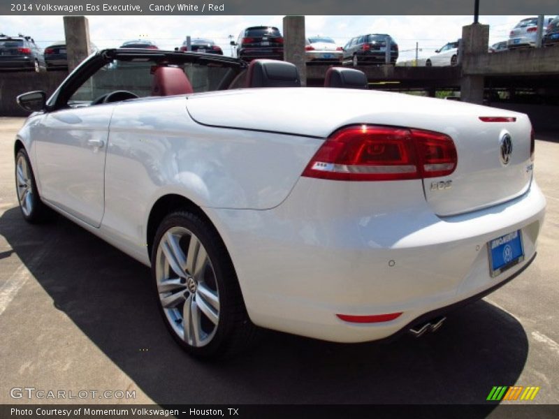 Candy White / Red 2014 Volkswagen Eos Executive