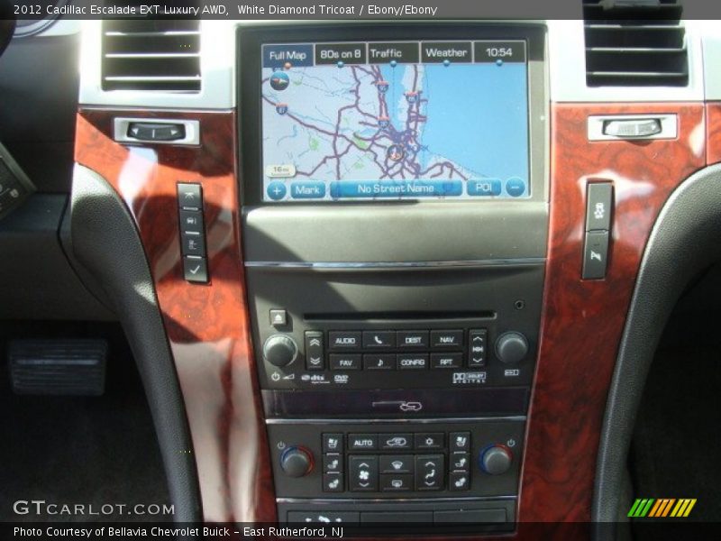White Diamond Tricoat / Ebony/Ebony 2012 Cadillac Escalade EXT Luxury AWD