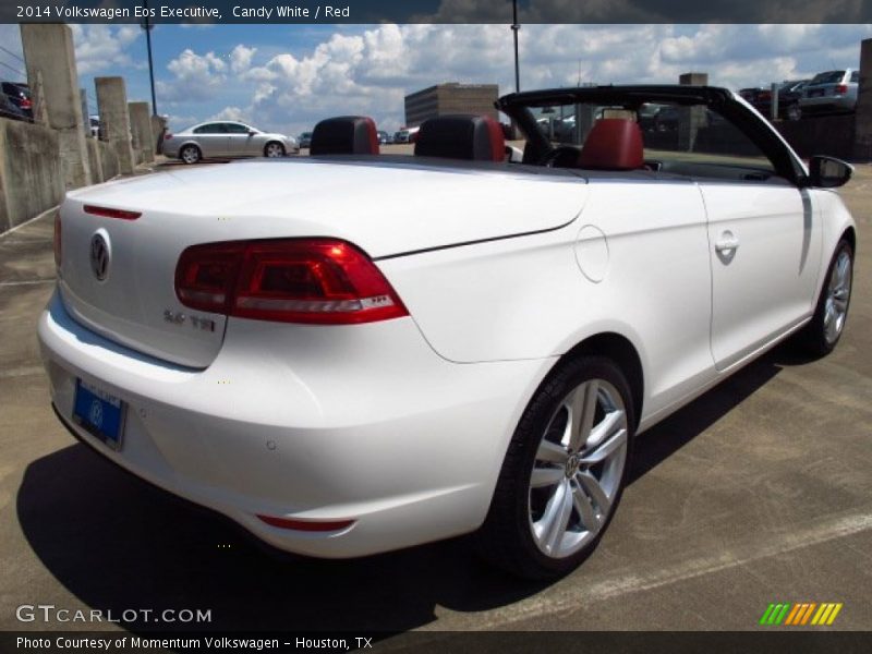 Candy White / Red 2014 Volkswagen Eos Executive