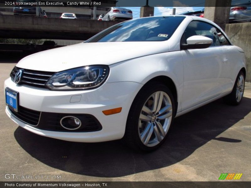Candy White / Red 2014 Volkswagen Eos Executive
