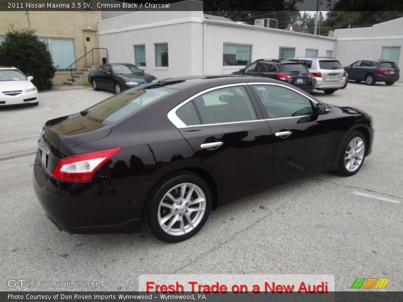 Crimson Black / Charcoal 2011 Nissan Maxima 3.5 SV