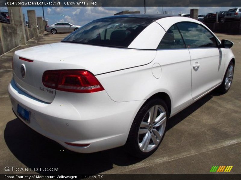 Candy White / Red 2014 Volkswagen Eos Executive