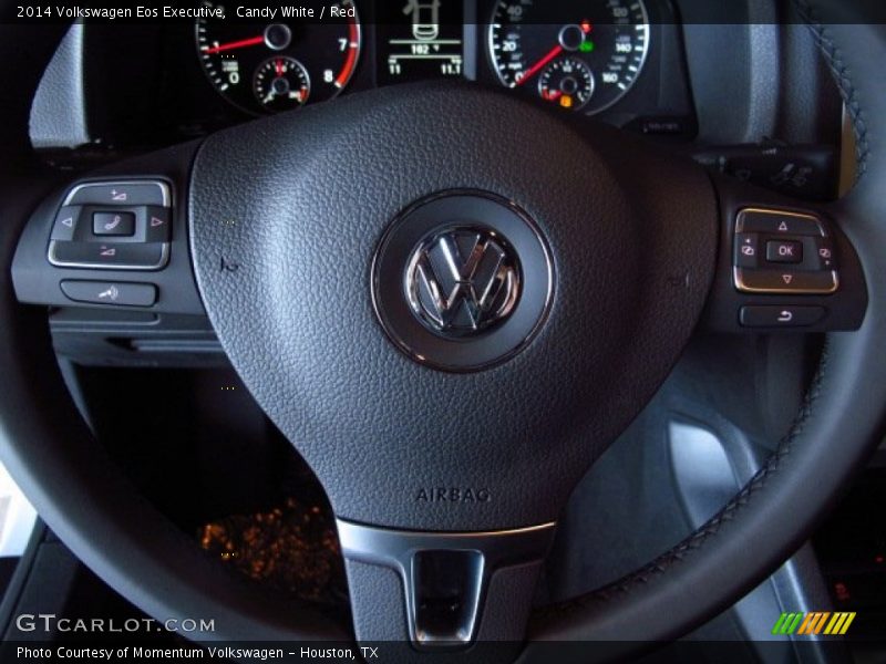 Candy White / Red 2014 Volkswagen Eos Executive