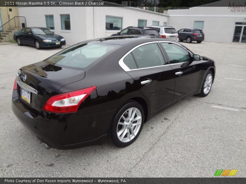 Crimson Black / Charcoal 2011 Nissan Maxima 3.5 SV