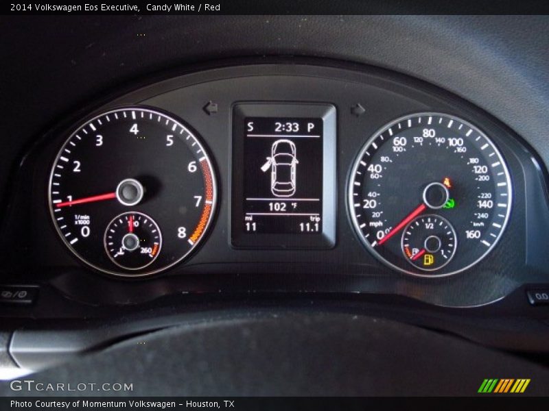  2014 Eos Executive Executive Gauges