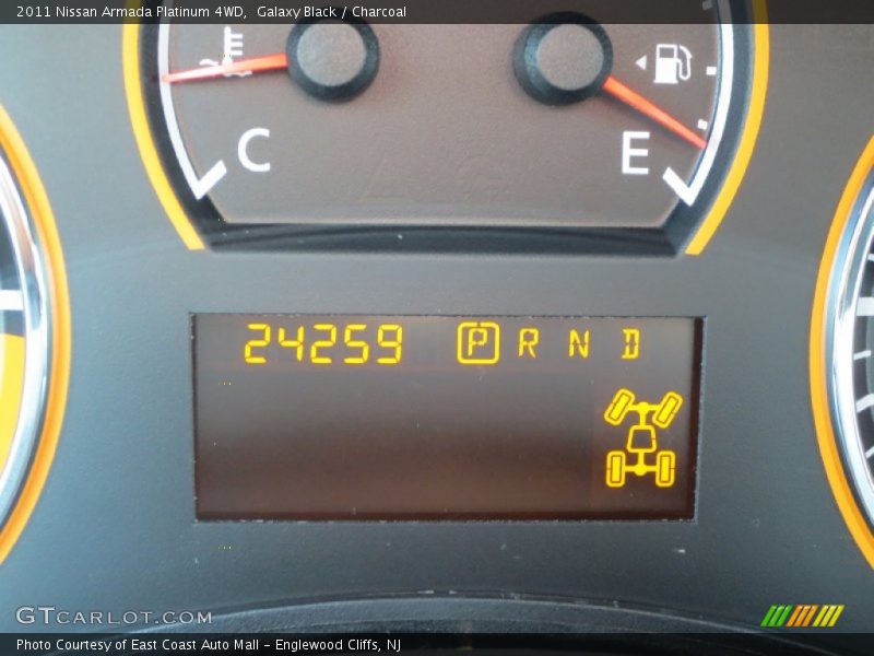 Galaxy Black / Charcoal 2011 Nissan Armada Platinum 4WD