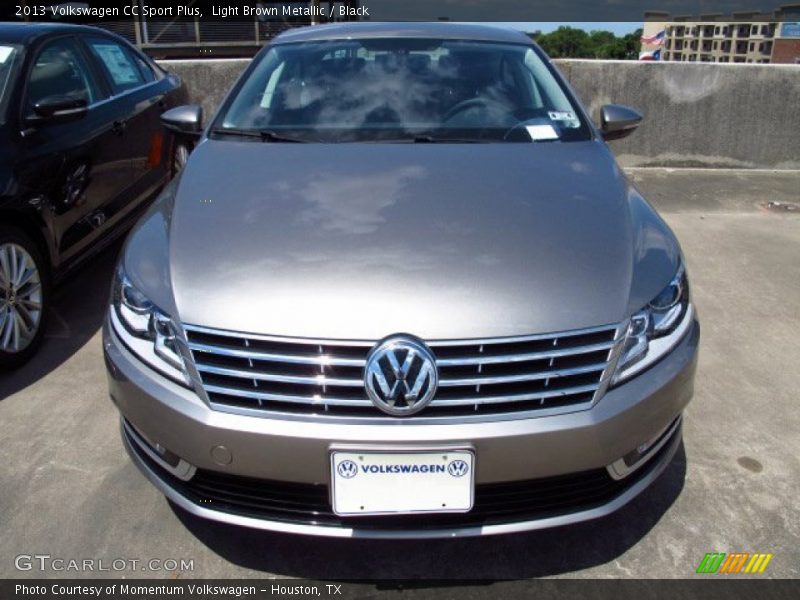 Light Brown Metallic / Black 2013 Volkswagen CC Sport Plus