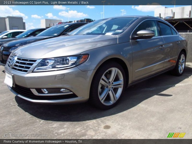 Light Brown Metallic / Black 2013 Volkswagen CC Sport Plus