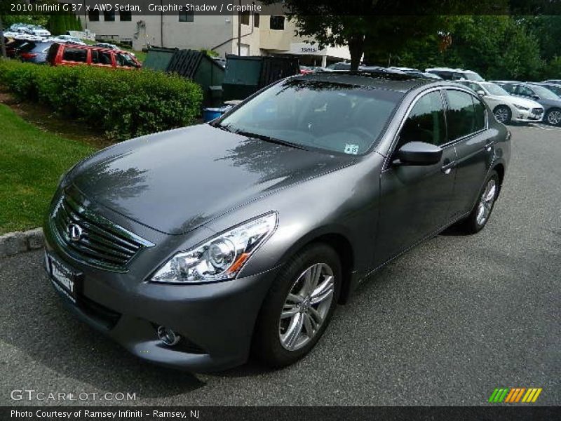 Graphite Shadow / Graphite 2010 Infiniti G 37 x AWD Sedan