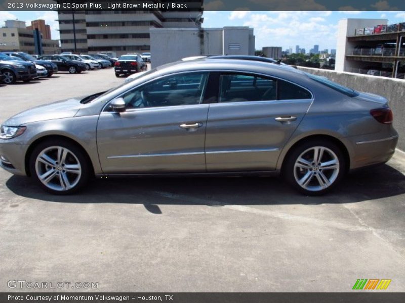 Light Brown Metallic / Black 2013 Volkswagen CC Sport Plus