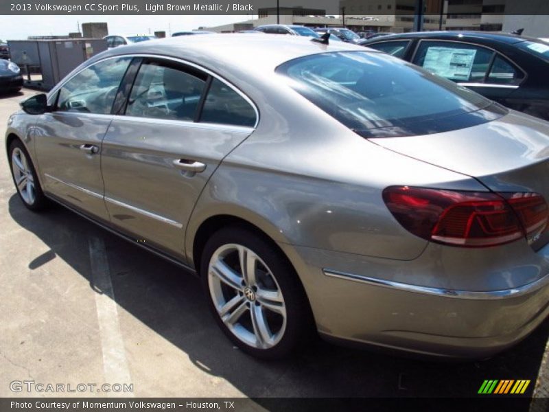 Light Brown Metallic / Black 2013 Volkswagen CC Sport Plus